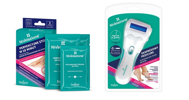 Nowość Nivelazione elektroniczny pilnik do stóp i kuracja parafinowa