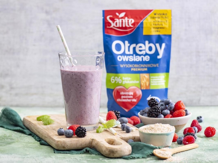Otręby owsiane wysokobłonnikowe Sante