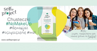 Nowe Chusteczki NoMakeUp Selfie Project