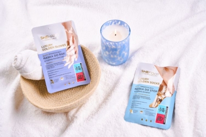 Golden Luxury z kosmetykami Shefoot i Shehand