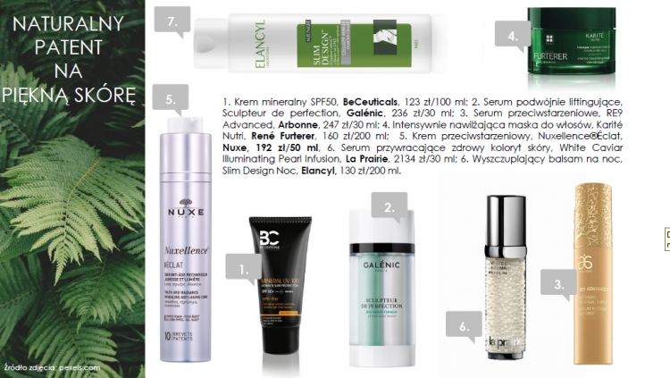 Patenty na piękną, zdrową, młodą skórę