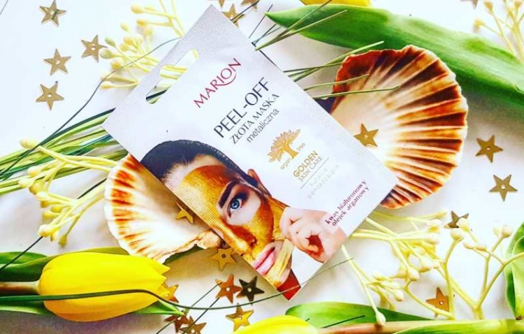 Marion Peel Off złota maska metaliczna