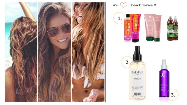 Beach Waves fryzura na lato