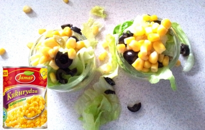 Stylowa sałatka z kukurydzą Jamar