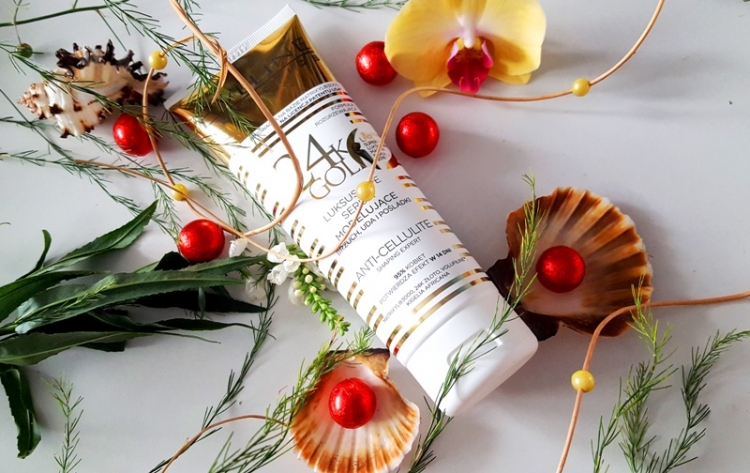 Eveline Cosmetics luksusowe serum modelujące brzuch, uda i pośladki 24K Gold