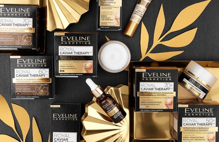 Złoto i kawior w kosmetykach Eveline