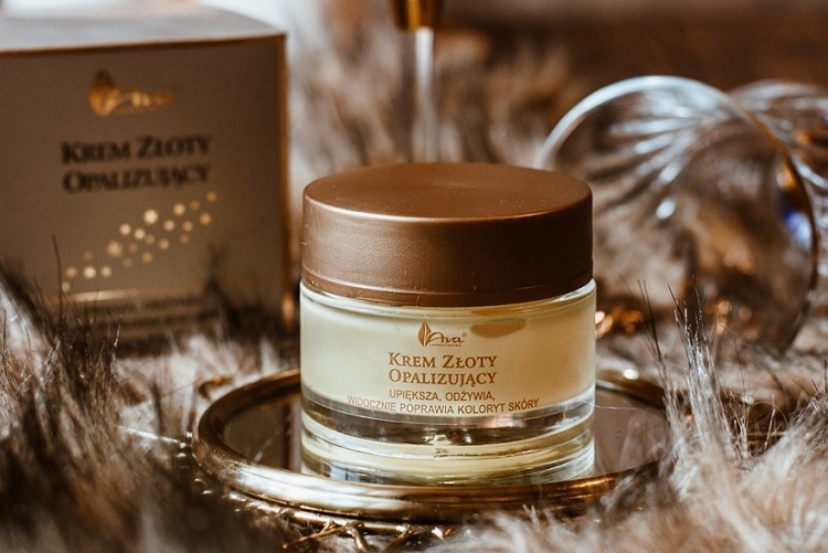 Nowość krem złoty opalizujący Ava
