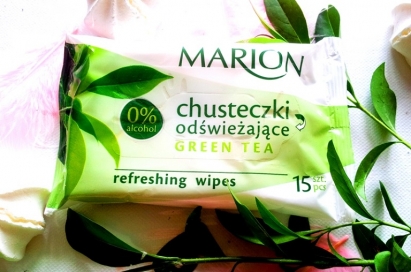 Marion chusteczki odświeżające green tea