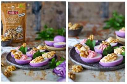 Faszerowane jajka z orzechami Kresto