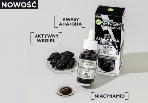 Nowość czarne serum Garnier Pure Active