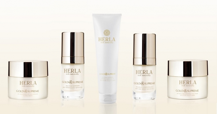 Herla Gold Supreme pielęgnacja złotem