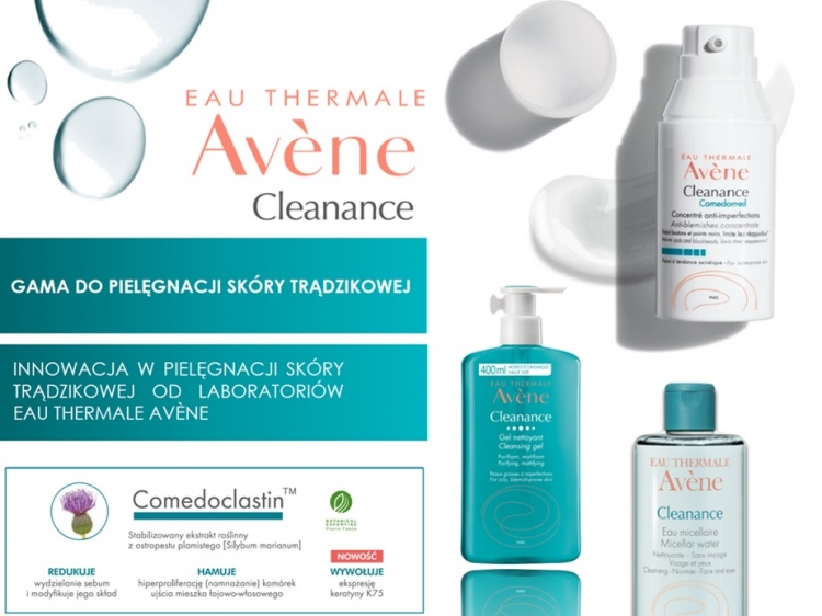 Kosmetyki Avène Cleanance do cery tłustej