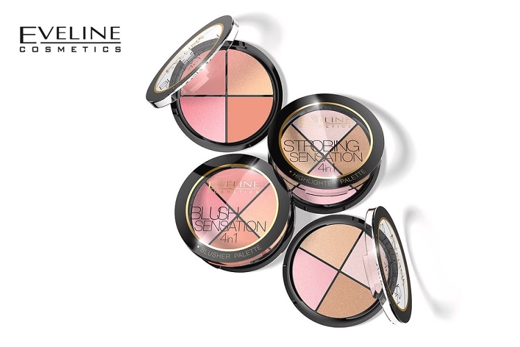 Nowości Eveline Cosmetics Blush Sensation Strobing Sensation 4in1