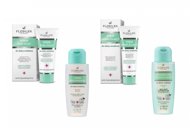 Pielęgnacja cery wrażliwej z Floslek
