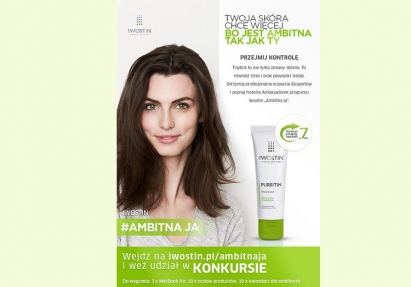 Macademian Girl w kampanii Ambitna Ja dla Iwostin Purritin