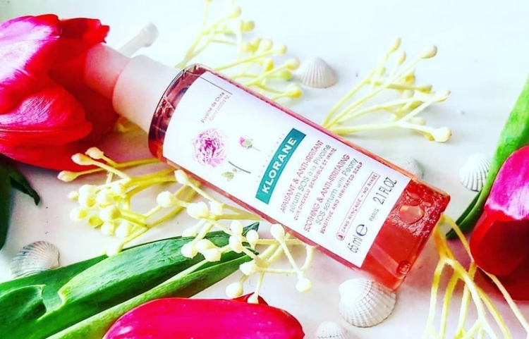 Klorane serum SOS na bazie wyciągu z piwonii łagodzące i kojące