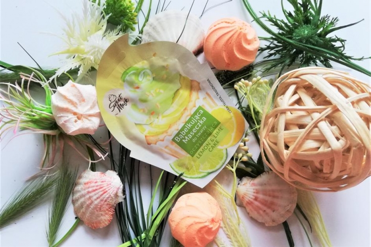 Marion Sweet Mask bąbelkująca maseczka do twarzy oczyszczająca Lemon & Lime Cake