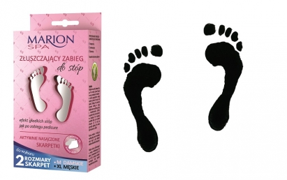 Złuszczający zabieg do stóp Marion