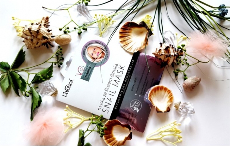 L’biotica maska ze śluzem ślimaka błyskawiczna regeneracja