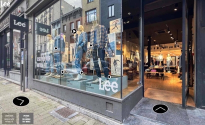 Pierwszy wirtualny sklep Lee