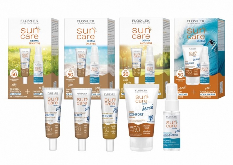 Twój codzienny zestaw Floslek z filtrami SPF