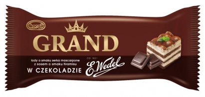 Lody Koral z wedlowską czekoladą