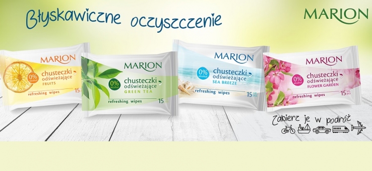 Nowe Chusteczki odświeżające Marion