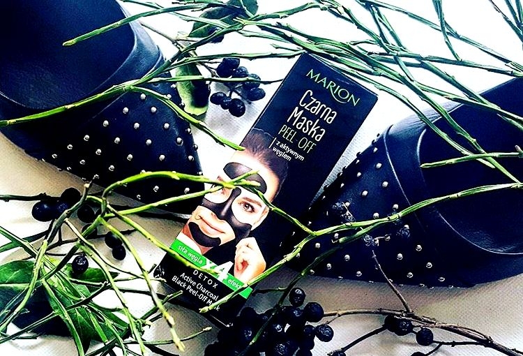 Marion czarna maska peel-off z aktywnym węglem