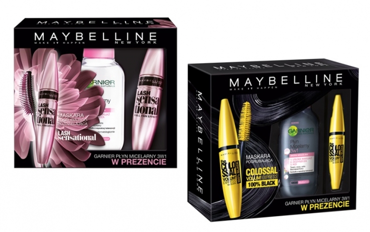 Świąteczne zestawy prezentowe od Maybelline