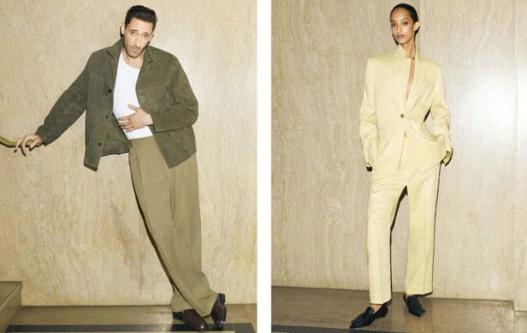 Adrien Brody w kampanii COS wiosna/lato 2025