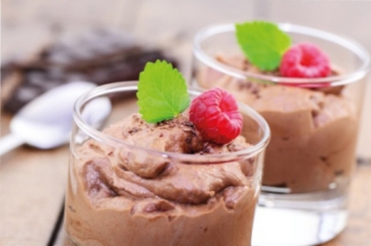 Kremowy deser czekoladowy z tofu