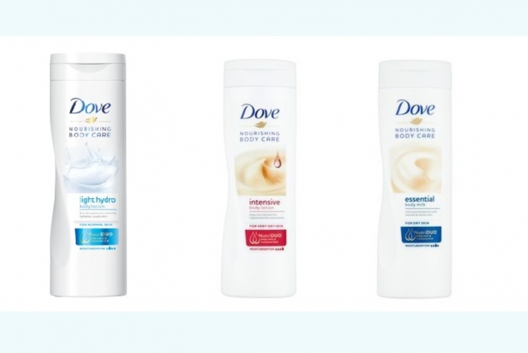 Balsamy do ciała Dove Light Hydro