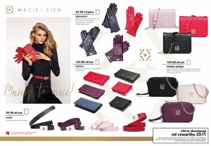 Galanteria sk&oacute;rzana od Macieja Zienia w Biedronce