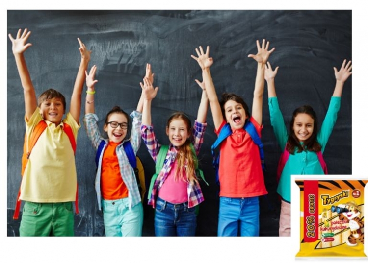 Tygryski powrót do szkoły w chrupiącym stylu