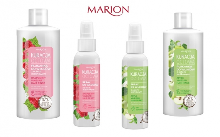 Kuracja octowa do włosów od Marion