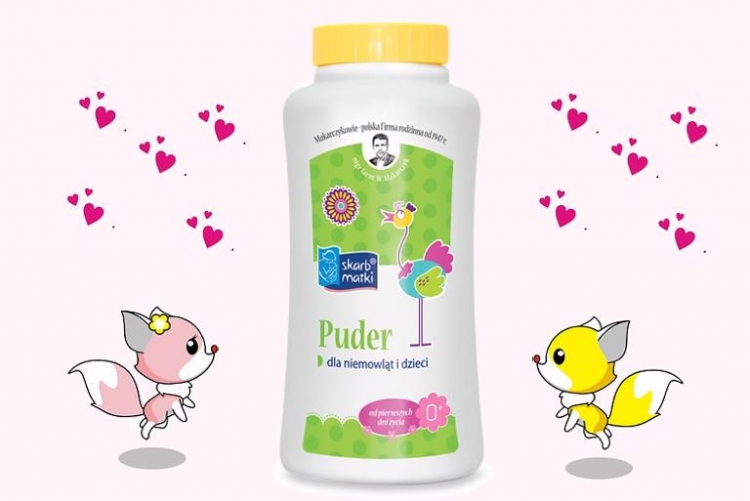 Puder dla niemowląt latem