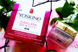Yoskine krem na noc dla skóry dojrzałej Sakura Beauty