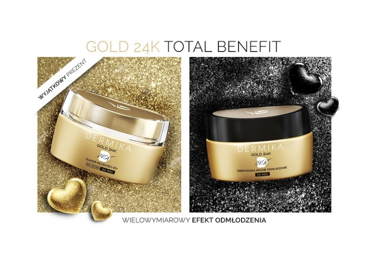 Dermika Gold 24k Total Benefit na Walentynki
