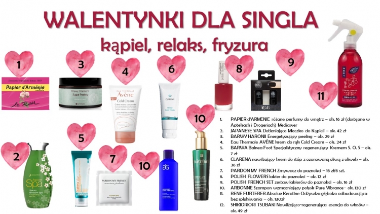 Walentynki dla pary i dla singla