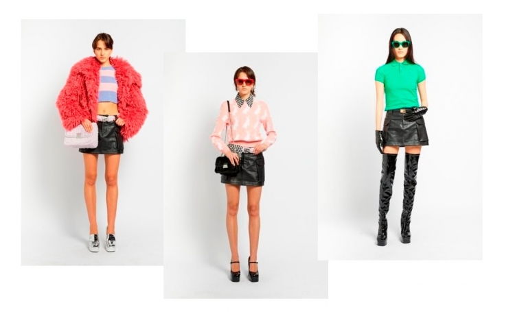 Skórzane spódnice Benetton AW 2023