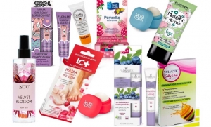 Kosmetyki i owoce na wiosnę