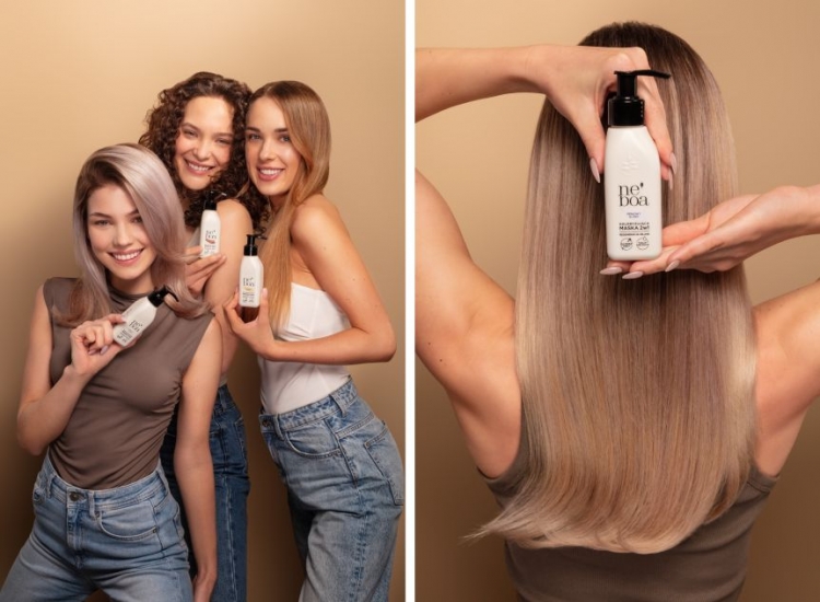 Nowe koloryzujące maski do włosów Neboa