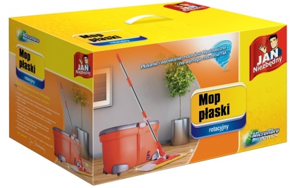 Mop płaski rotacyjny Jan Niezbędny Maxi w Twoim domu