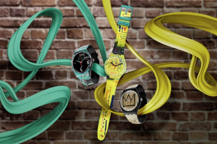 Swatch przenosi dzieła Jean-Michela Basquiata na nadgarstki