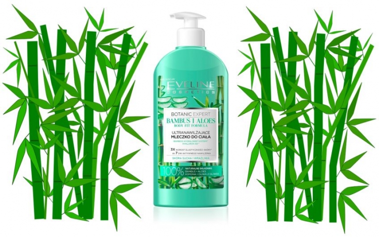 Nowość Botanic Expert Eveline mleczko do ciała Bambus i Aloes