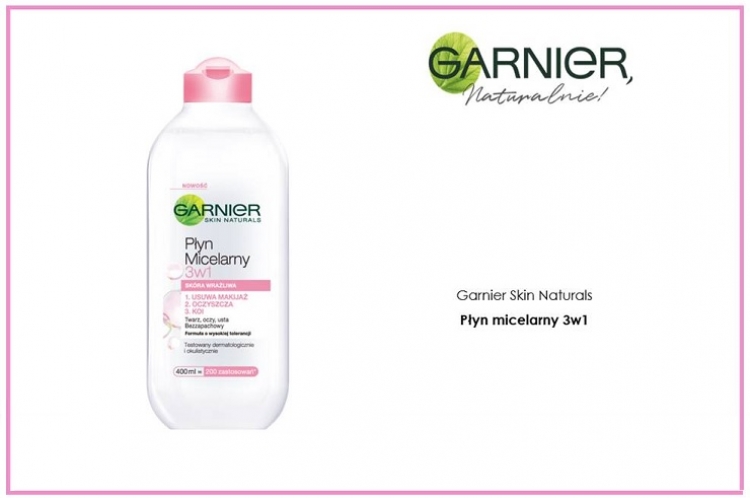 Garnier Płyn Micelarny 3w1 do skóry wrażliwej