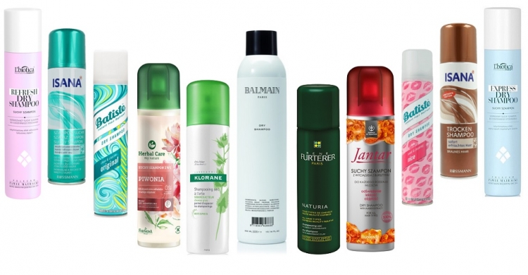 Suchy szampon szybka świeżość