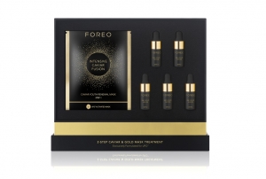 Nowość Foreo dwufazowa maseczka z kawiorem i złotem