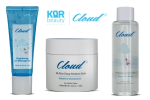 Nawilżenie sk&oacute;ry z kosmetykami Cloud9