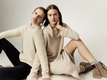 Esprit - otul się dzianinami z materiałów eko